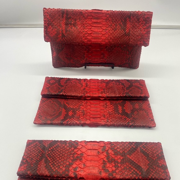 Rose City Python Clutch! Exotic Skin! - Picture 1 of 3